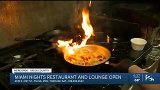 We're Open Green Country: Miami Nights Restaurant Reopens with Limited Seating, Takeout Orders Still Available