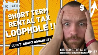 Short term rental tax loophole how to offset your w2 income