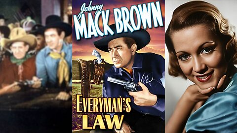 EVERYMAN'S LAW (1936) Johnny Mack Brown, Beth Marion & Frank Campeau | Western | B&W