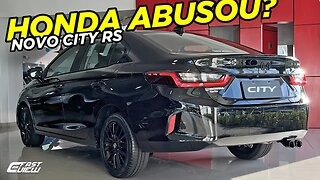 NOVO HONDA CITY RS SEDAN 2023 SEM MOTOR TURBO E ACC + CARO QUE VW VIRTUS E NISSAN VERSA VALE A PENA?