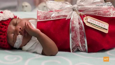 Hospital, March of Dimes dress newborns as Christmas presents | Hot Topics
