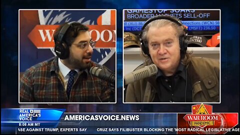 Steve Bannon and Raheem Kassam on "financial stop the steal"