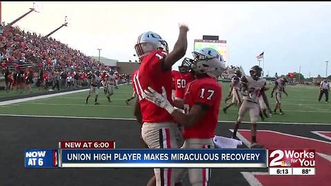 Union High athlete makes miraculous recovery