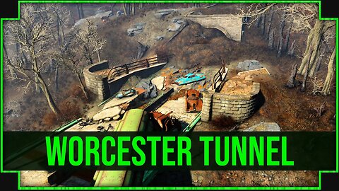 Worchester Tunnel in Fallout 4 - Briliant Find at the Edge of the Map!