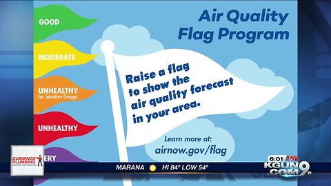 Tucson schools raise flags for air quality awareness