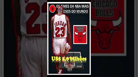 OS 10 TIMES DA NBA MAIS VALIOSOS DO MUNDO #shorts