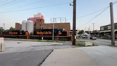 Wheeling & Lake Erie Empty Rock Train From Medina, Ohio July 21, 2023