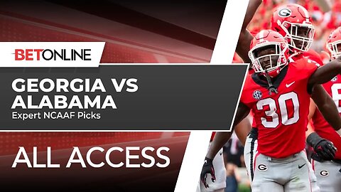 Georgia vs Alabama College Football Conference Championship Week | BetOnline All Access