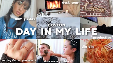 a day in my life vlog 2021: being productive, desk tour, TIJN EYEWEAR review, buying Cartier, & more