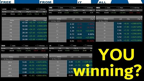 ABSOLUTELY MASSIVE DAY FOR AI & the MARKET $AVGO MOASS $MRVL $PDD $TSLA PRINTED $AMC GET IN DISCORD