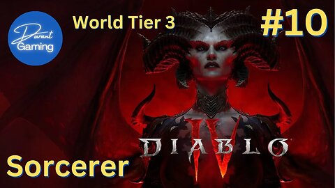 Diablo 4 EP #10 | Tier 3 Capstone Dungeon - Sorcerer | Livestream | Durant Gaming