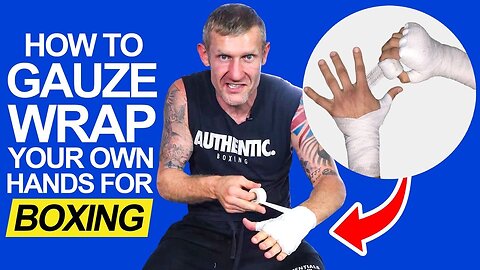 How to Gauze Wrap your Own hands for Boxing