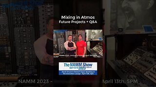 I'm Speaking About Atmos at NAMM 2023 (w/ Dweezil Zappa) #shorts #nammshow #namm2023