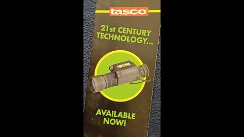 Vintage CATALOG REVIEW : TASCO NighTech Scopes 1997 Catalog Flyer
