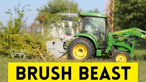 NIGHTMARE PROPERTY! John Deere Tractor & Brush Mulcher Tackle Huge Piles and Trees!