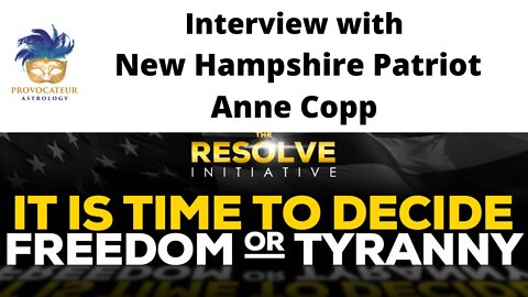 RESOLVE! Interview with New Hampshire Patriot Anne Copp