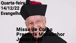 LUTO | Missa de Corpo Presente Monsenhor Jonas Abib | Padre José Augusto 14-12-22