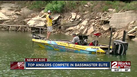 Top anglers compete in bassmaster elite