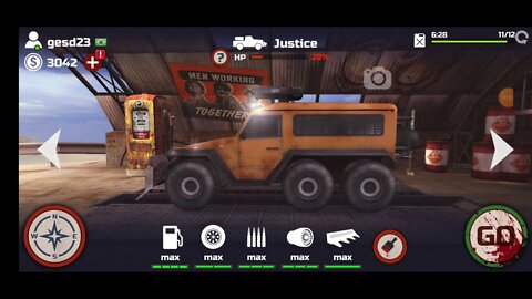 GUIGAMES - Derby Zombie 2 - Nível 2 - Carro Hammer Tunado Justice