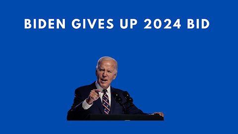 Biden is out for the 2024 Election, what next and what does it mean?