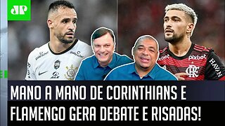 "O Mauro Cezar ADORA isso!" MANO A MANO de Corinthians x Flamengo gera DEBATE e RISADAS!