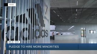 Companies pledging to hire more minorities