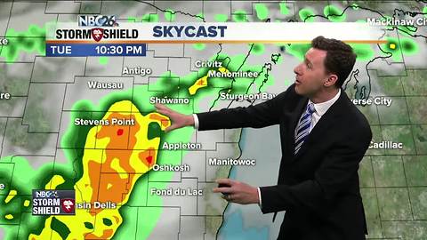 Michael Fish's NBC26 Storm Shield weather forecast