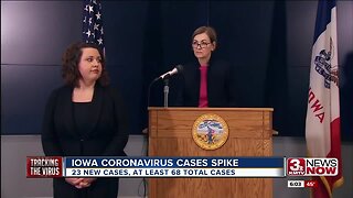 Iowa coronavirus cases spike
