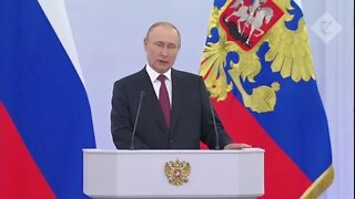 Vladimir Putin FULL SPEECH as he officially is annexing four Ukrainian regions at Moscow ceremony