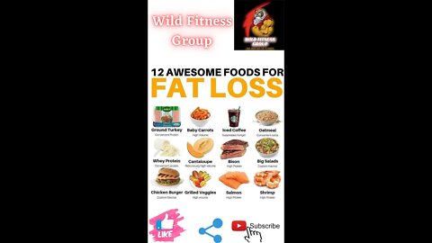 🔥12 awesome foods for fat loss🔥#fitness🔥#wildfitnessgroup🔥#shorts🔥