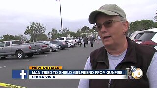 Man tried to shield girlfriend from gunfire