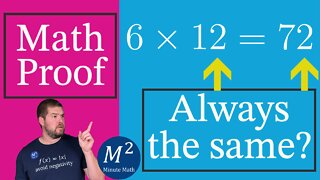 Why does an even number, times 6, have the same last digit? Proof by Induction | Minute Math