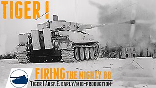 3Min of the Tiger I Firing its Mighty 88MM. Original Sound.