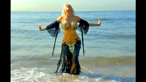 "Last Year" belly dance music video - Neon