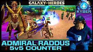 [5v5] ADMIRAL RADDUS COUNTER w/GEOS - GAC/SWGOH