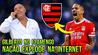 INCRÍVEL! GILBERTO NO FLAMENGO! MARCOS BRAZ TEM REUNIÃO PARA FECHAR COM LATERAL DO BENFICA