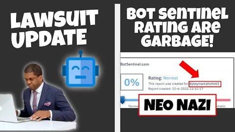 Youtube Bouzy Lawsuit Update | Rokfin We run the Worst accounts live on Bot Sentinel