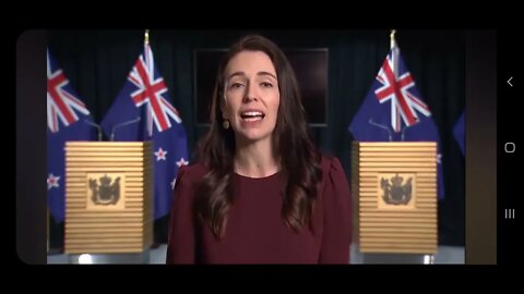 New Zealand PM Jacinda Ardern lying through her teeth with ease..