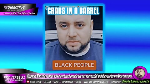 Hispanic Man talks about why most black people are not successful
