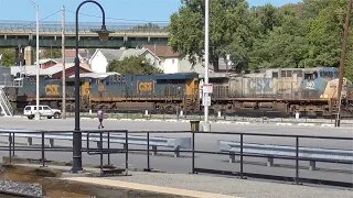 CSX B773 Tanker Train Bad Order Move East from Brunswick, Maryland October 1, 2023