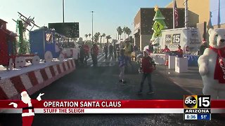 Help stuff the sleigh for Operation Santa Claus!