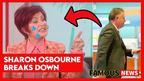 Sharon Osbourne Gets Emotional And Cries While Defending Piers Morgan On The Talk | Famous News