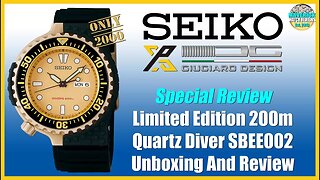 Giugiaro Limited Edition! | Seiko 200m Quartz Diver SBEE002 Unbox & Review