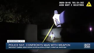 Phoenix police sergeant confronts man with weapon