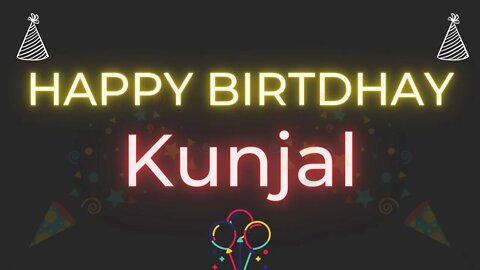 Happy Birthday to Kunjal - Birthday Wish From Birthday Bash