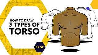 How To Draw 3 Types Of Torso ep52