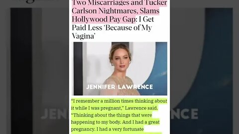 Matt Walsh, Jennifer Lawrence Saying She Almost Aborted Her 1st Child