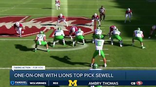 One-on-one with Lions top pick Penei Sewell