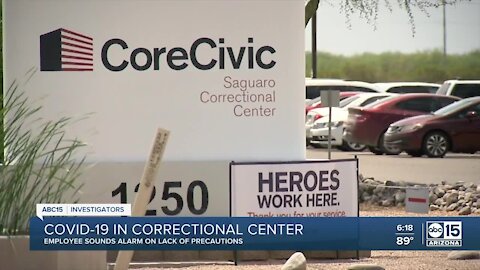 COVID-19 in correctional center in Eloy