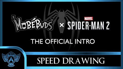 New Intro format Look - A.T. Andrei Thomas - Speed Drawing Mobebuds X MARVEL Spider-Man 2 PS5